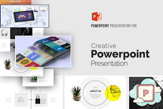 design professional business powerpoint and prezi presentation