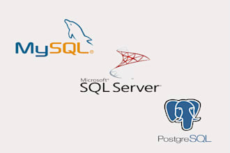 do any mysql, sql server and postgresql tasks