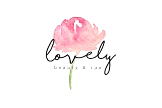 design watercolour logo with free source file