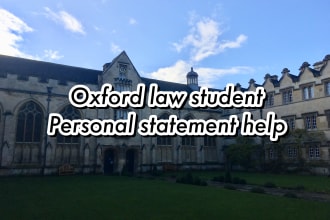 proofread, edit and perfect your personal statement