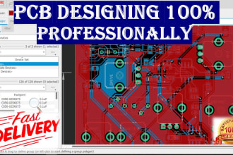 design pcb, circuit boards, simulation in eagle and proteus