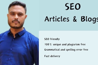 write SEO website content, article and blog post