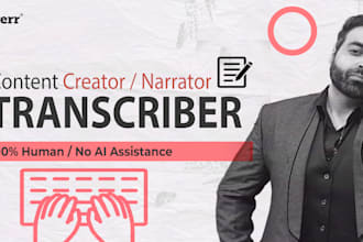 transcribe, narrate, dub and create content for youtube