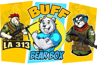 design premium character gaming cartoon, mascot logo design