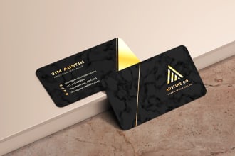 design luxury unique minimalist business card