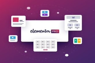 be your elementor pro expert for wordpress website