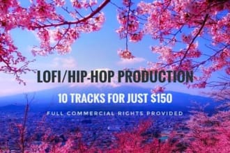 produce 40 to 60 original lofi or chillhop beats