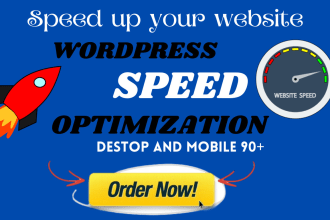 increase wordpress website speed optimization, improve page speed