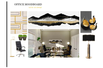 do your interior mood board with realistic 3d images