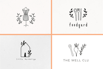 design a logo for you with a hand drawn, doodle style