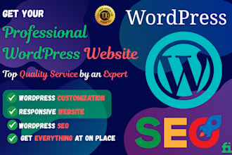 design, develop, and SEO optimise a wordpress website
