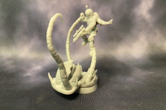 resin 3d print miniatures or tabletop models