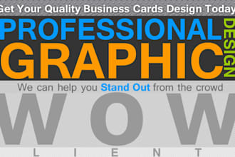 design an AMAZING business cards
