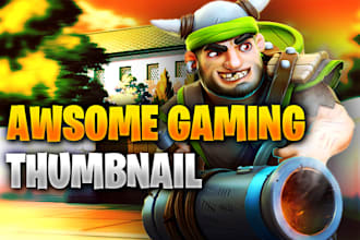 design eye catching  youtube thumbnail in 3 hours