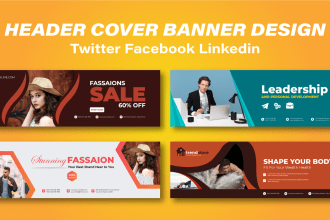 do facebook cover twitter header linkedin banner