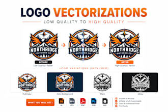 manually trace your logo, design, or ai generated artwork to vector