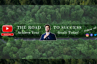 design the best youtube channel banner art
