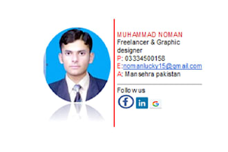 create professional clickable HTML email signature