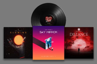 unique album cover, single cover, cd cover, mixtape