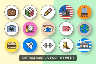 design a custom icon set for your website or app
