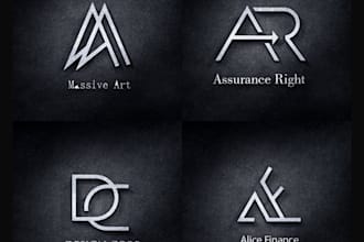 do modern monogram or initial logo design