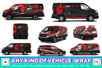 make a perfect car trailer or vehicle wrap design