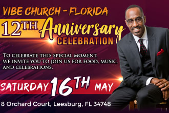 design an outstanding church flyer or brochure