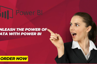 be your data analyst and help you in powerbi dashboard creation visualization