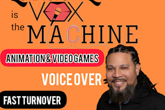 voice your character animation, anime or video game project
