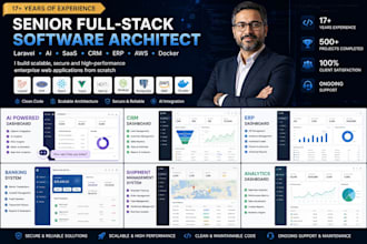 architect and develop scalable enterprise web applications from scratch