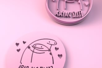 convert your design to 3d printable cookie cutter stl file