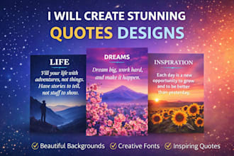 create stunning quotes design