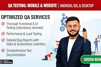 do QA testing for your mobile app and website