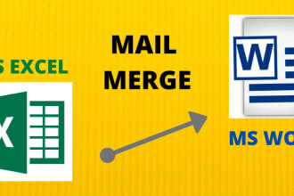 mail merge your ms excel data to ms word