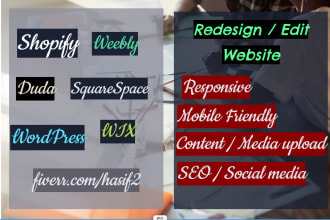 redesign the outdated business websites within 3 days