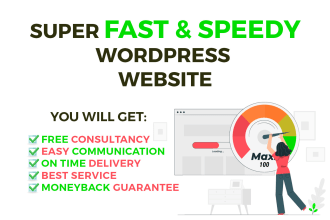 optimize wordpress to increase page and site speed