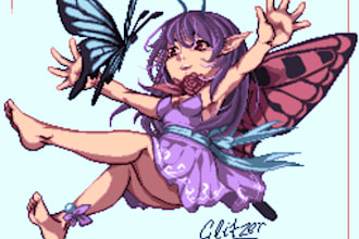 make satisfying pixel style portraits