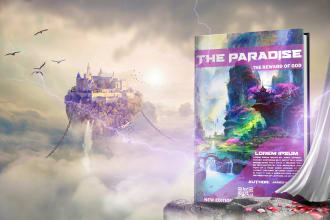 add 3d mockup on your book cover or stationary design