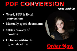 do PDF conversion to ms word and vice versa