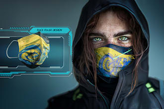 design a unique custom face mask
