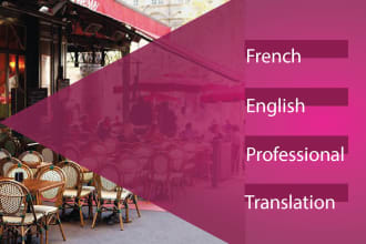 translate any website, blog and amazon listing into french or english