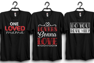 do custom minimalist typography t shirt logo design