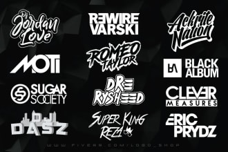 do dj band rap music typography, urban streetwear clothing brand t shirt design