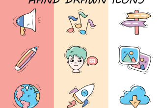 design awesome hand drawn icons