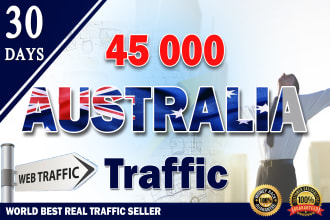 bring unlimited organic targeted australiya web traffic