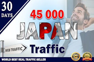 bring unlimited organic targeted japan web traffic