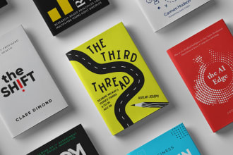 create a unique business or marketing book cover design