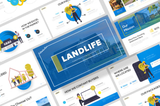 design premium powerpoint presentation and pitch deck