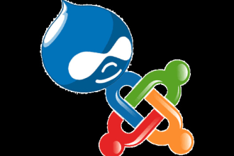 installed Joomla or Drupal + Template wonderful