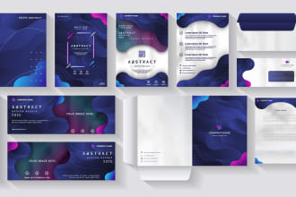 create a complete corporate brand identity for you